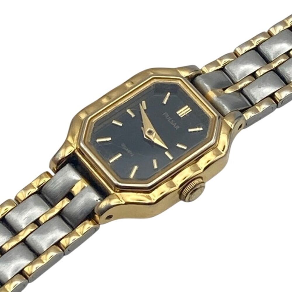Vintage Pulsar V810-5710 Women's Petite Watch 17mm - New Battery Wrist 6"